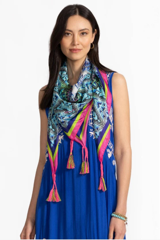 Johnny Was Silk Elaine Scarf