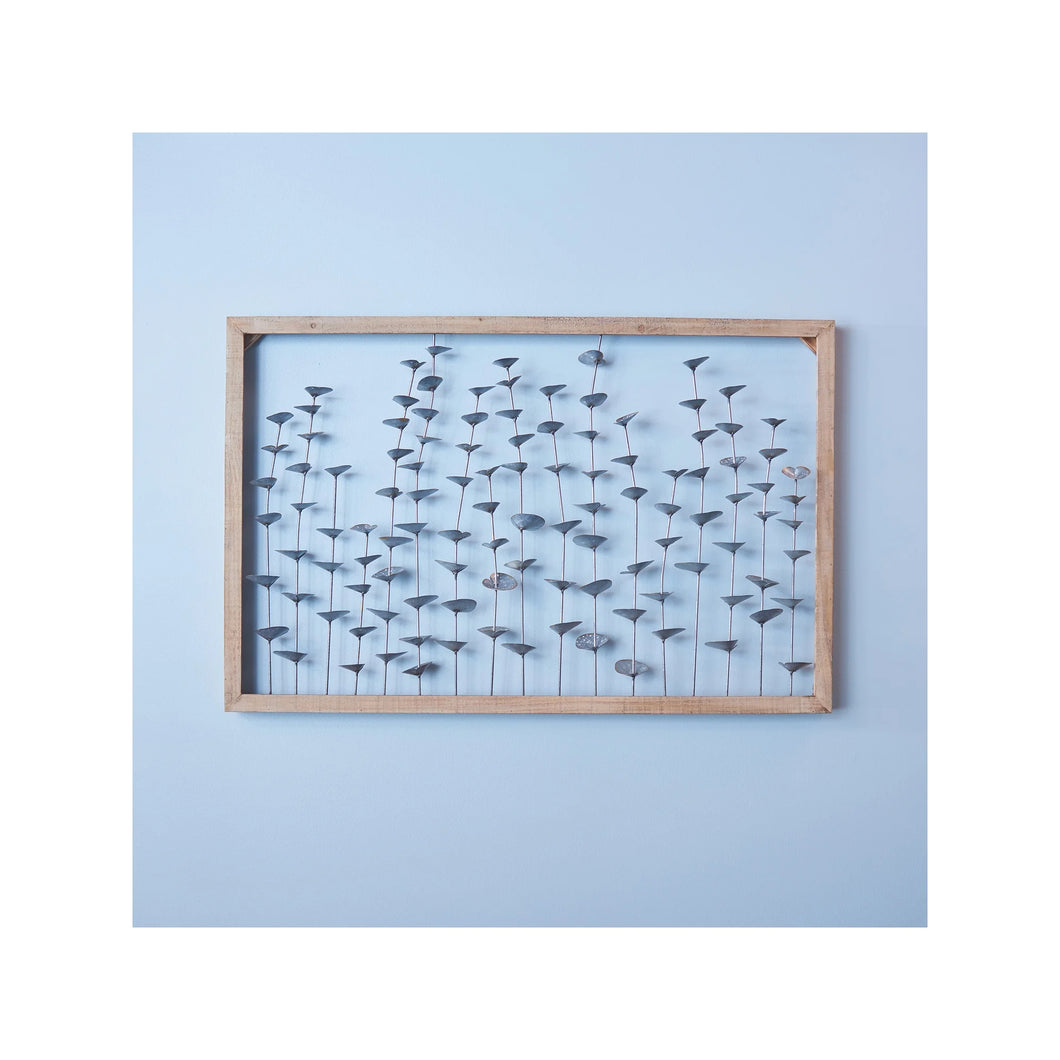 Metal Leave Wall Art  ( Pick Up Only)