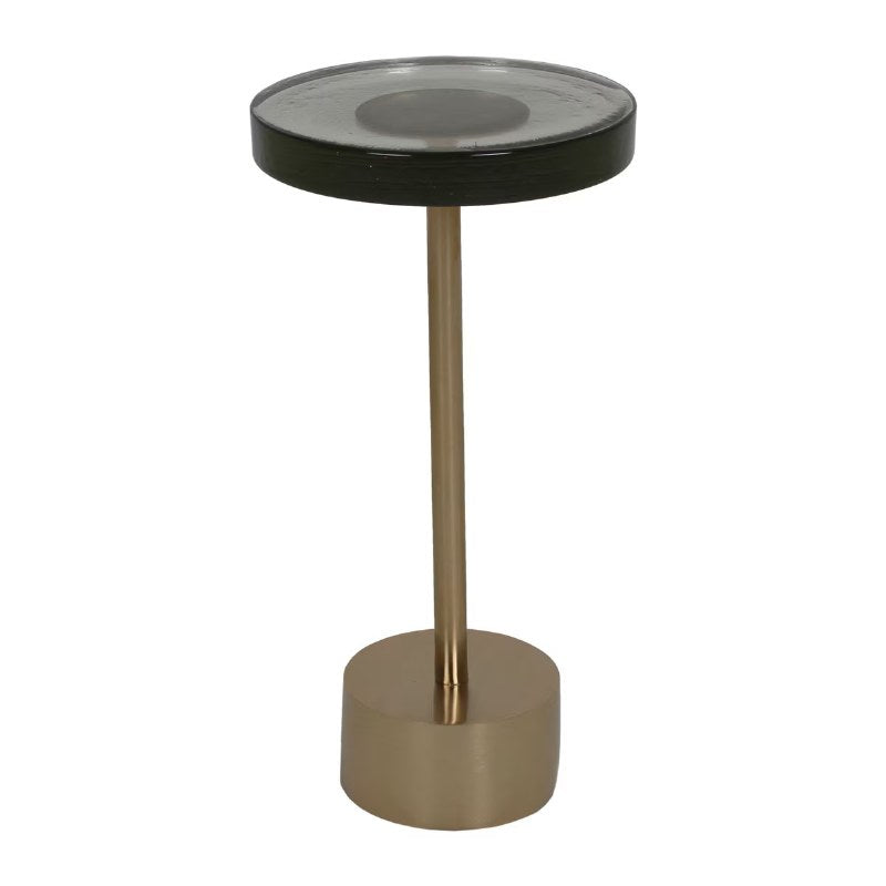 Glass Top Side Table