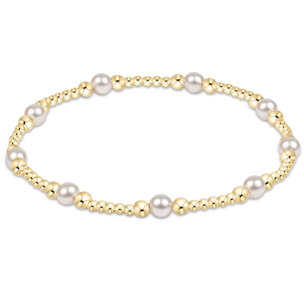 E. Newton Classic Purpose 4MM Pearl Bracelet