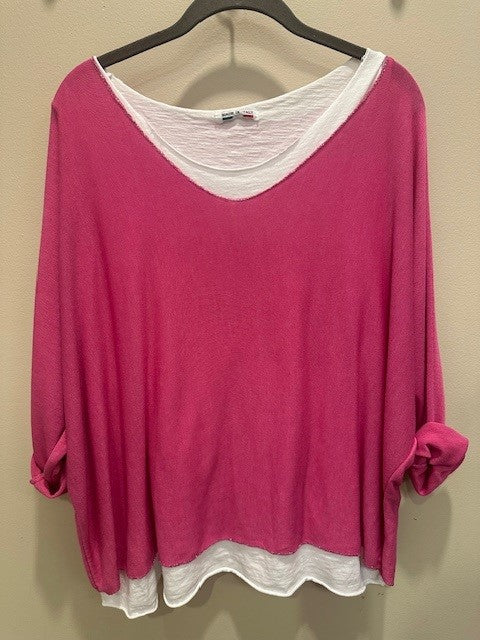 Colorful Tunics With White Tank - 2 Colors