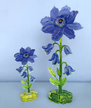 Load image into Gallery viewer, Purple Clemetis Acrylic Flower
