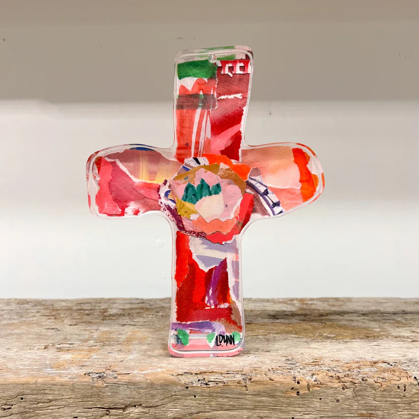 Red Acrylic Cross