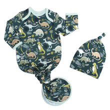 Load image into Gallery viewer, Bamboo Gown And Hat Set - 4 Prints
