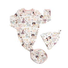 Load image into Gallery viewer, Bamboo Gown And Hat Set - 4 Prints
