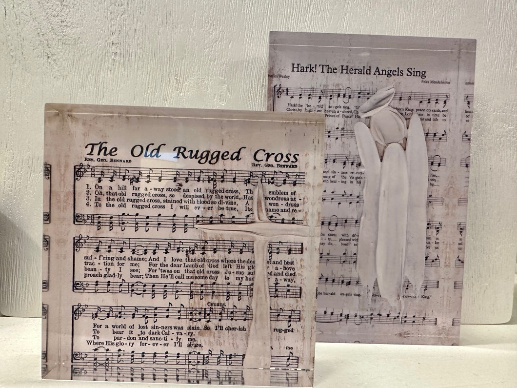Susan Hood Acrylic Hymnal Block - 2 Styles