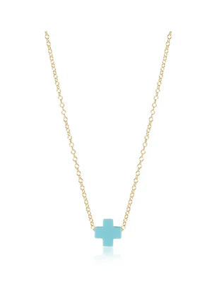E. Newton e. girl Signature Cross Necklace  - 2 Colors