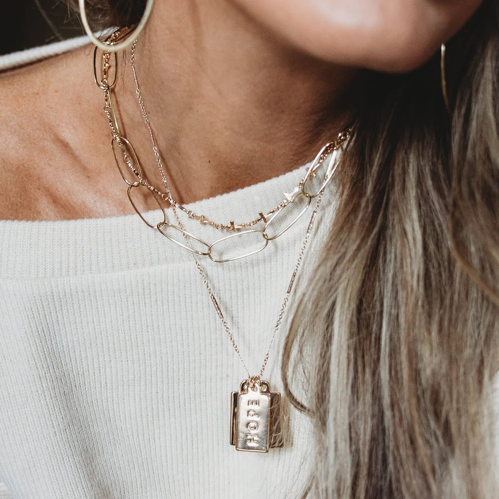 Faith, Hope, Love Necklace