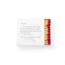 Load image into Gallery viewer, Shine Matches - Available in 5 different quotes
