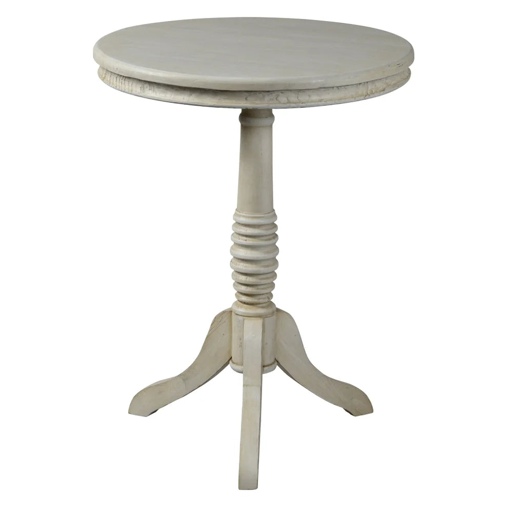 Cottage White Side Table
