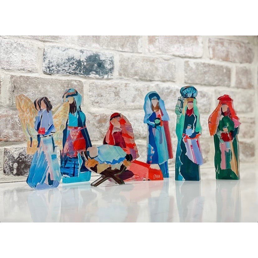 Acrylic Nativity Set - 7 Pieces
