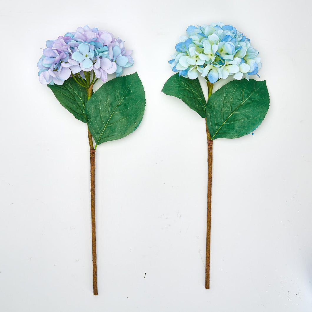 Faux Hydrangea Stem - 2 Colors