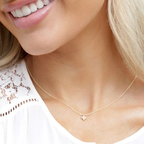 E. Newton 14kt Gold And Diamond Necklace