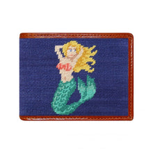 Load image into Gallery viewer, Smathers &amp; Branson Needlepoint &amp; Leather Wallet
