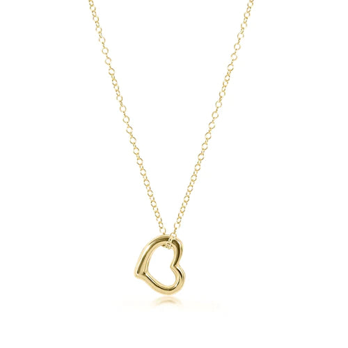e girl Love Charm Necklace - 2 Sizes