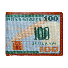 Load image into Gallery viewer, Smathers &amp; Branson Needlepoint &amp; Leather Wallet

