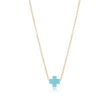 Load image into Gallery viewer, e girl Signature Cross Necklace - Variety of Colors
