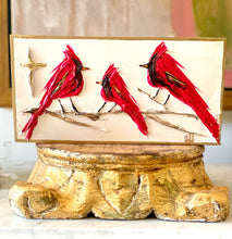 Load image into Gallery viewer, Red Birds By Debra Hewitt - Single or Triple
