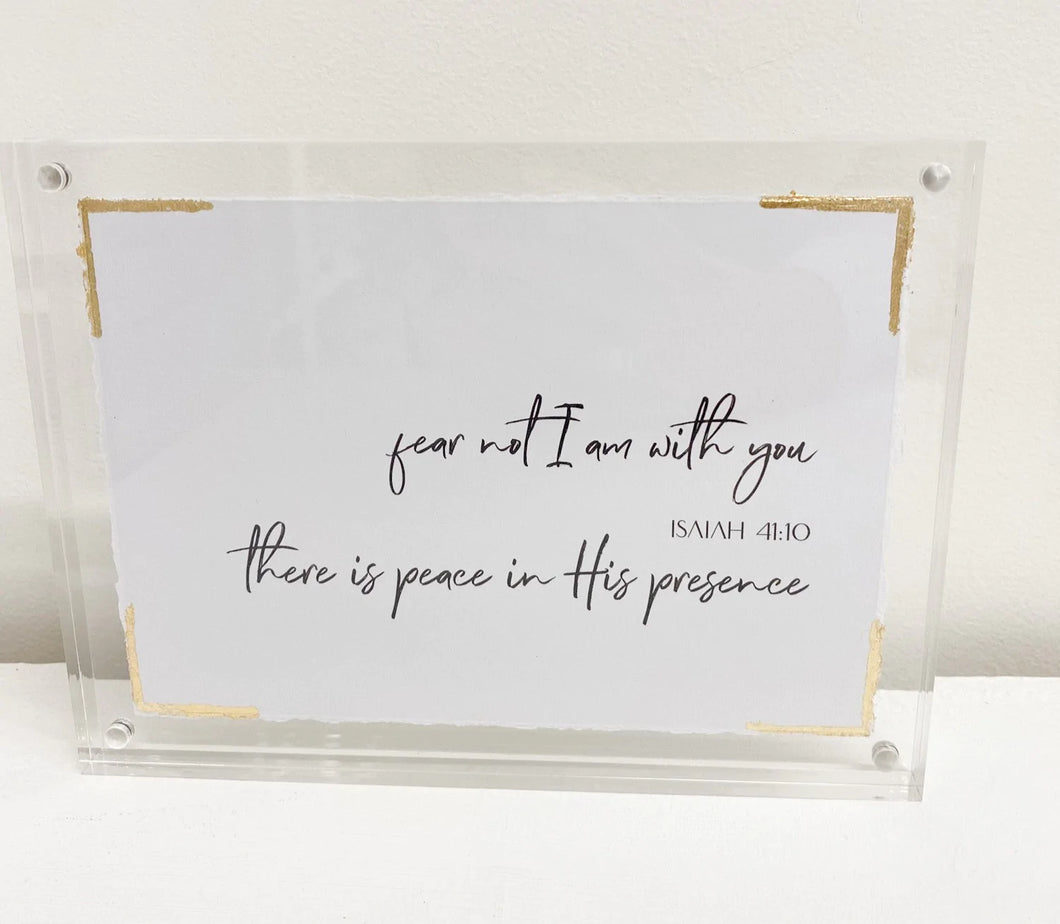 Acrylic Scripture 6x8 Frame