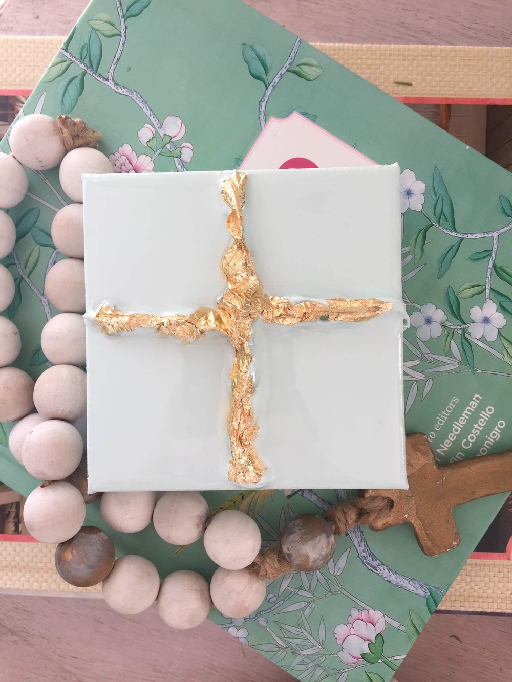 Gold Leaf Cross - 2 Colors