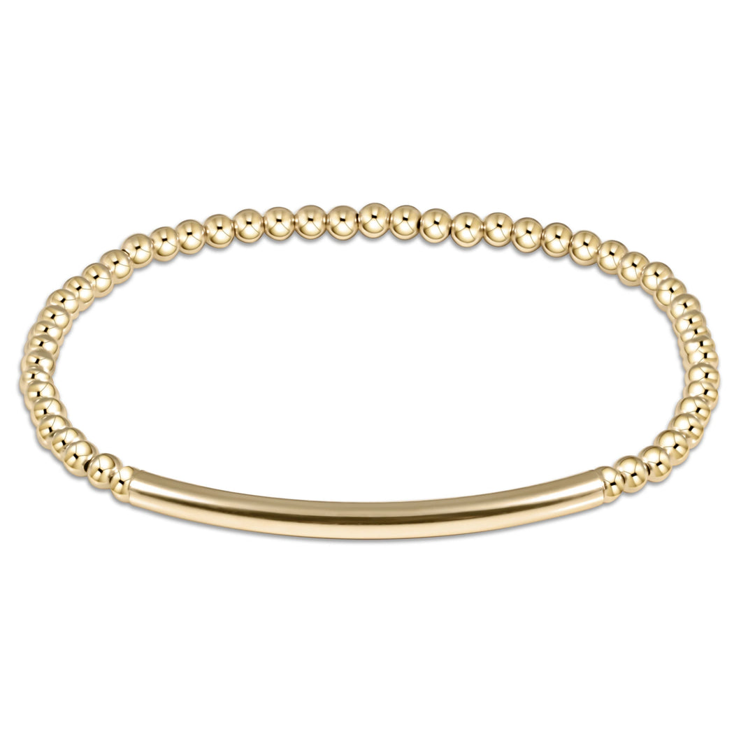 E. Newton Bliss Bar Smooth 3mm Bracelet