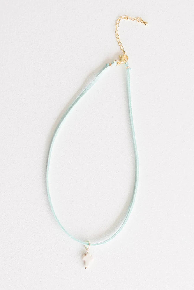 Morgan Leather Cross Necklace