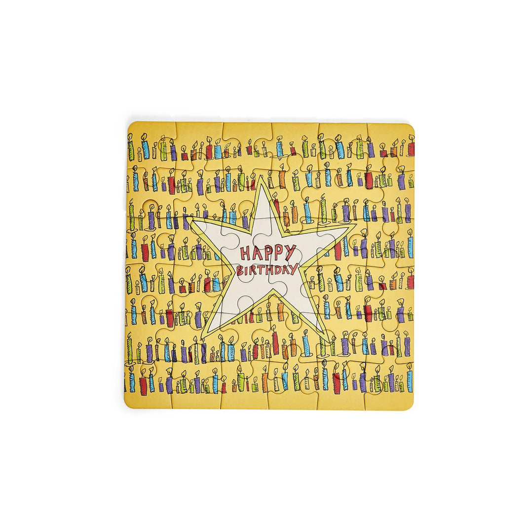 Happy Birthday Puzzle in a Can