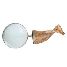 Load image into Gallery viewer, Stainless Steel Magnifying Glass With Horn Handle
