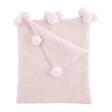 Load image into Gallery viewer, Baby Blanket with Pompoms

