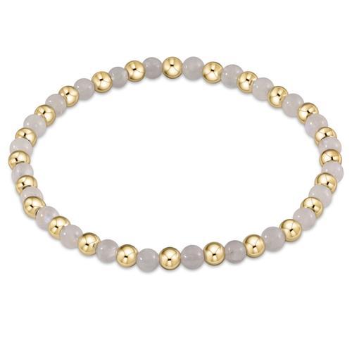 E. Newton Gold Grateful Pattern Bracelet
