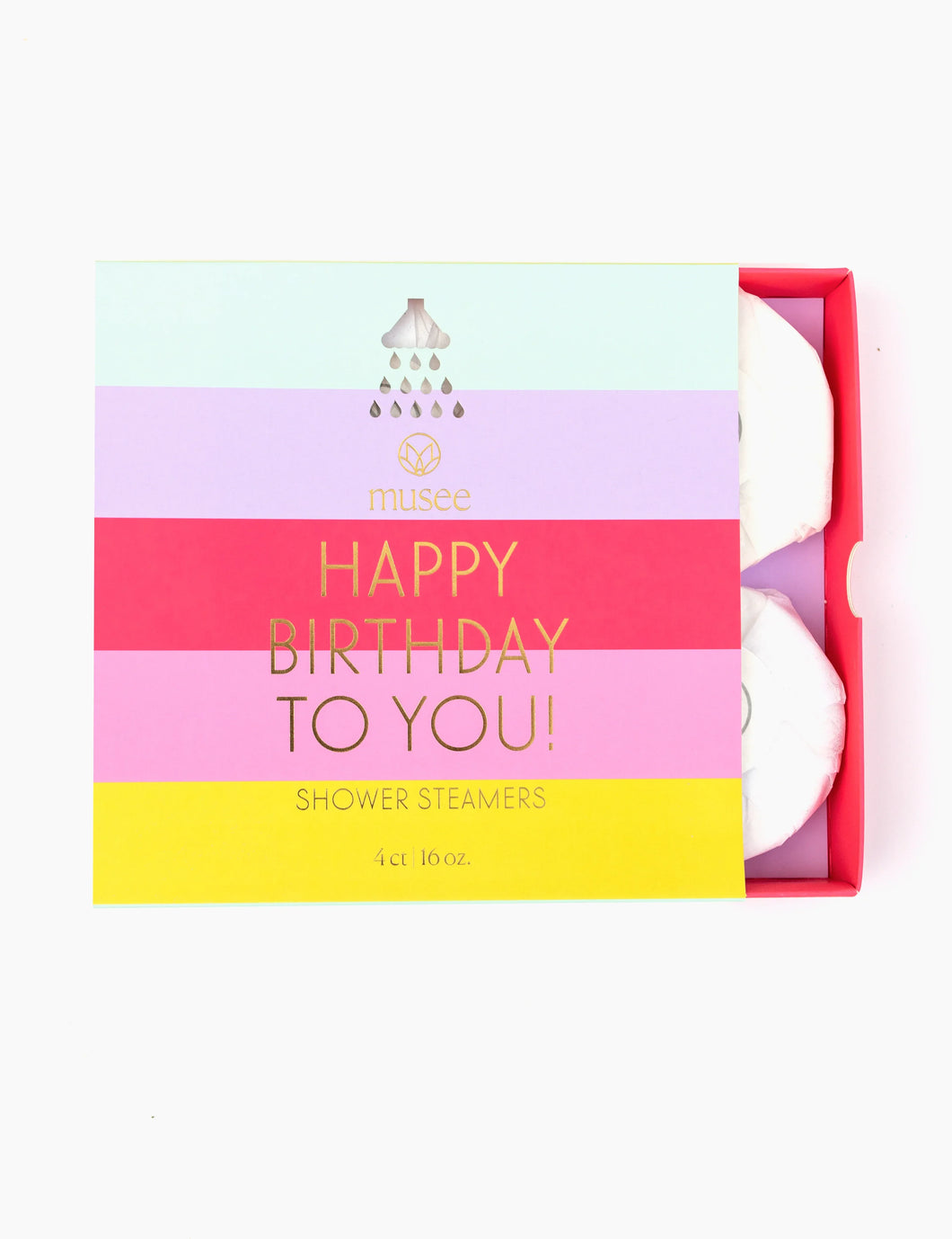 Happy Birthday Shower Steamers - Set Of Four