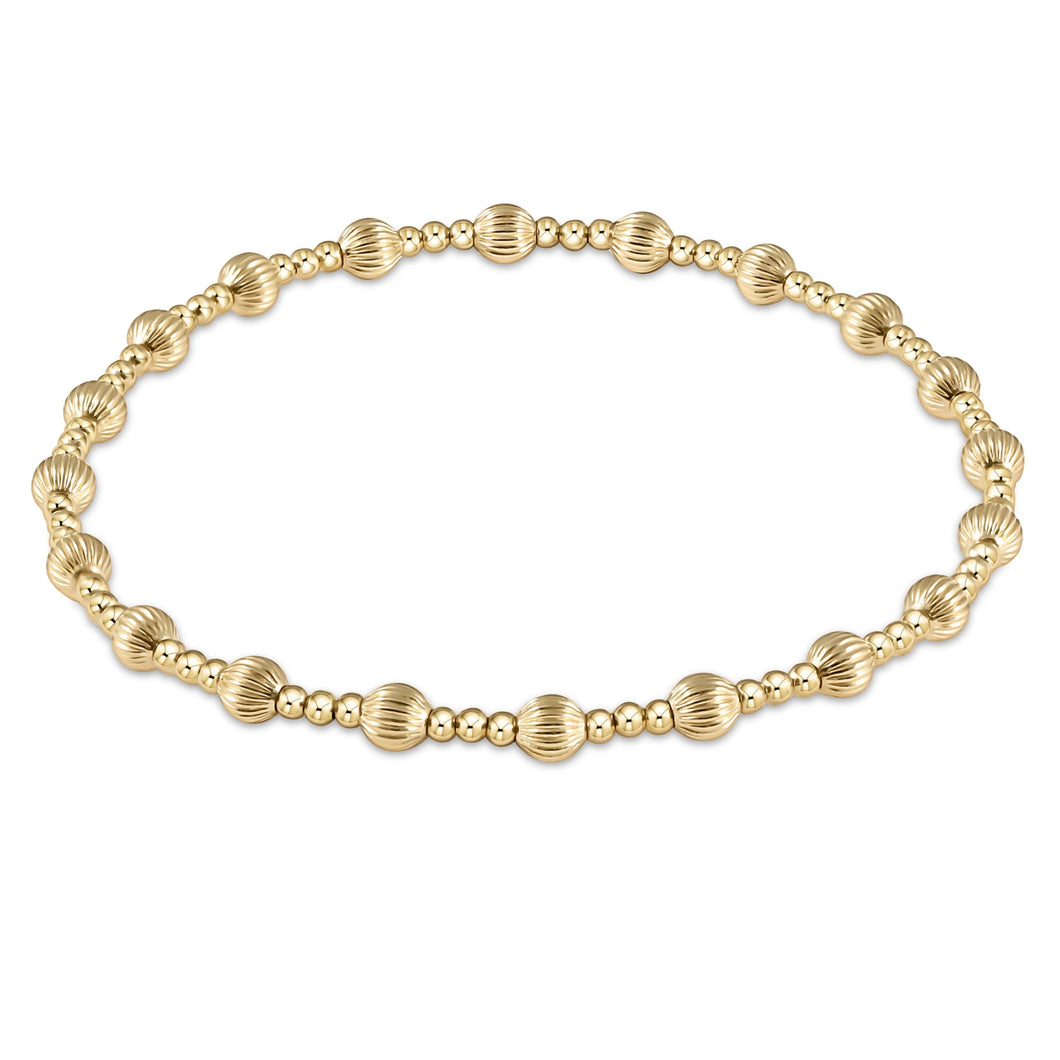 E. Newton Dignity Sincerity 4 mm Gold Bracelet