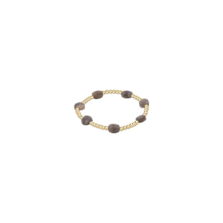 E. Newton Admire Gold 3mm Bead Bracelet Labradorite