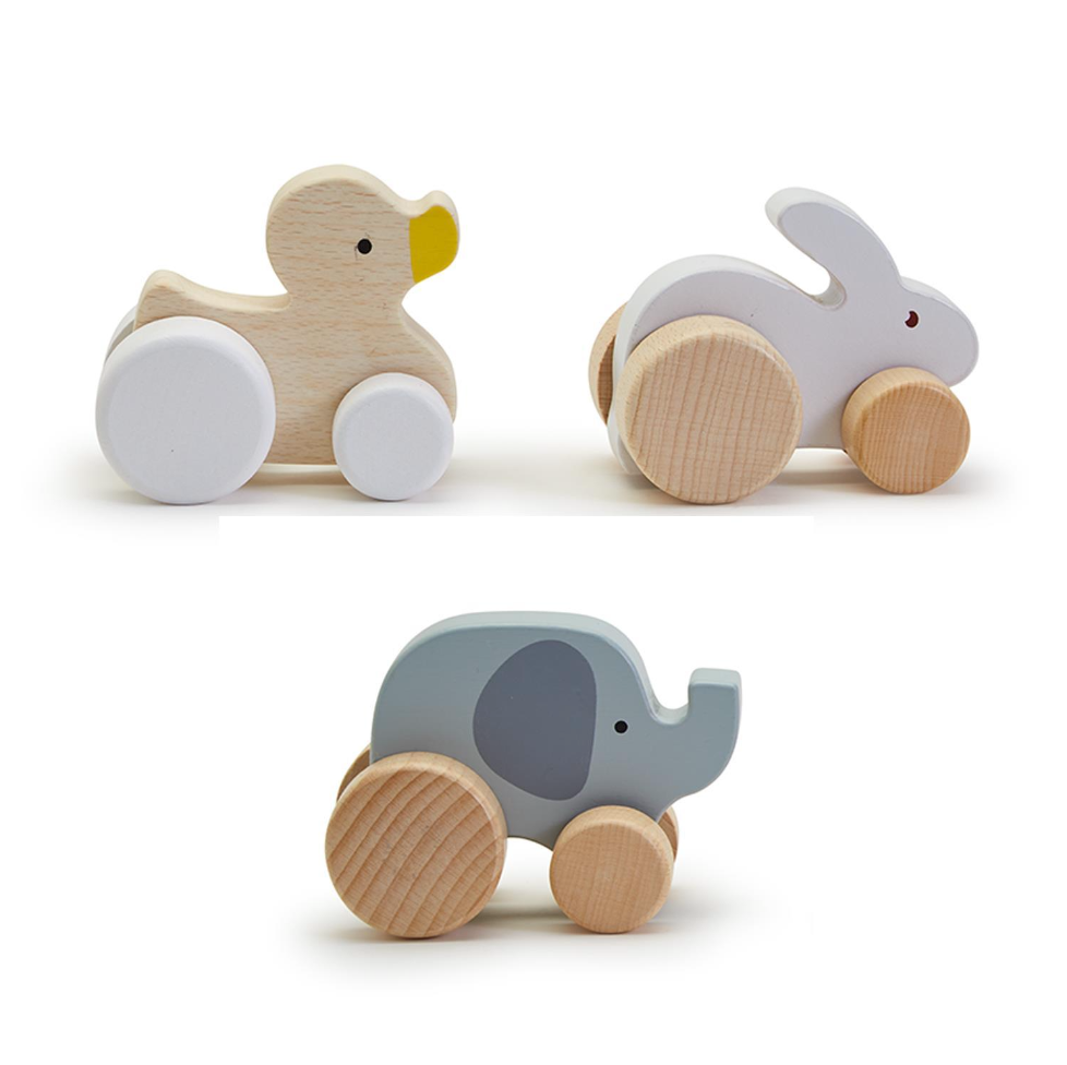 Wooden Animal Toys - 3 Designs